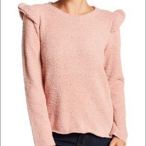 Eloise Chenille Ruffle Pullover Sweater